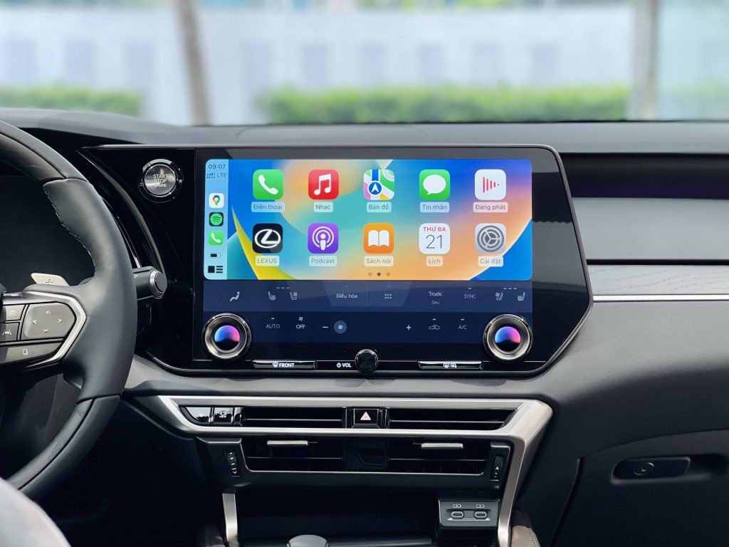 màn hình giải trí Lexus RX350 Premium 2024