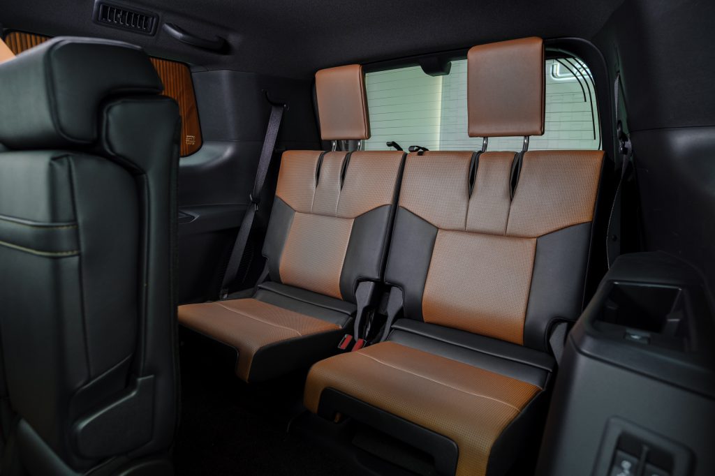 Hàng ghế 3 xe Lexus GX550 2024