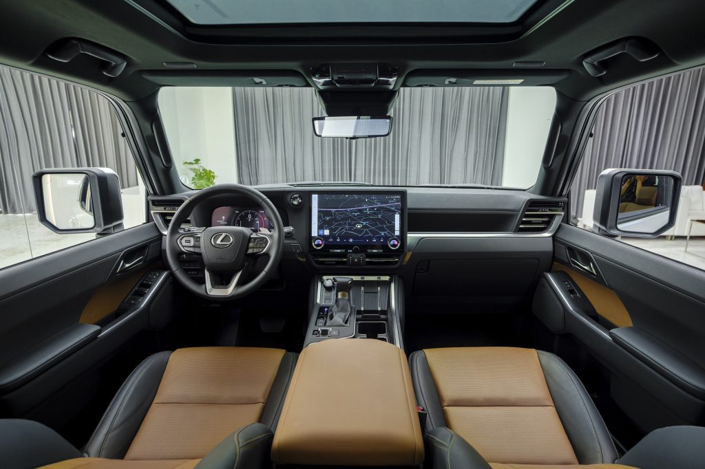 Thiết kế nội thất xe Lexus GX550 2024