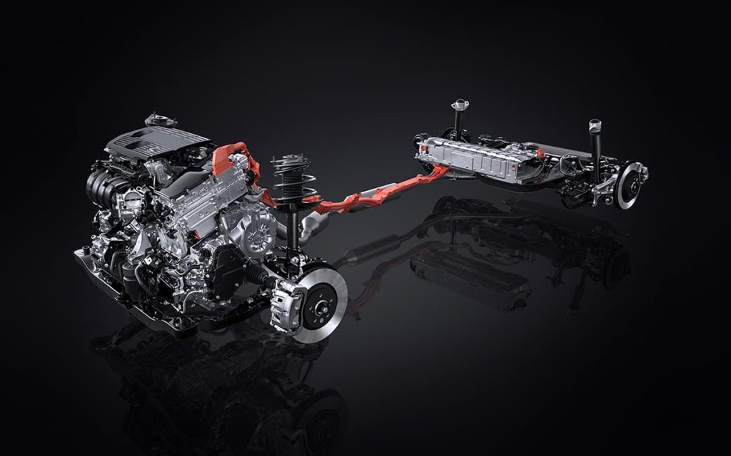 Hệ thống truyền động trên Nx350h